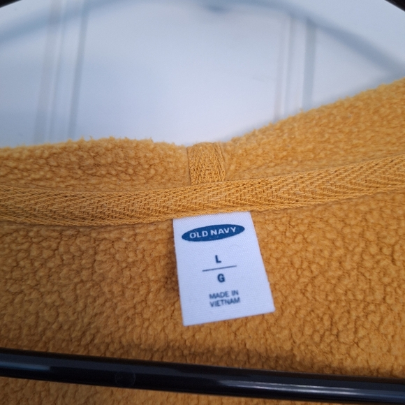 Yellow old navy hoodie - L - Picture 3 of 3